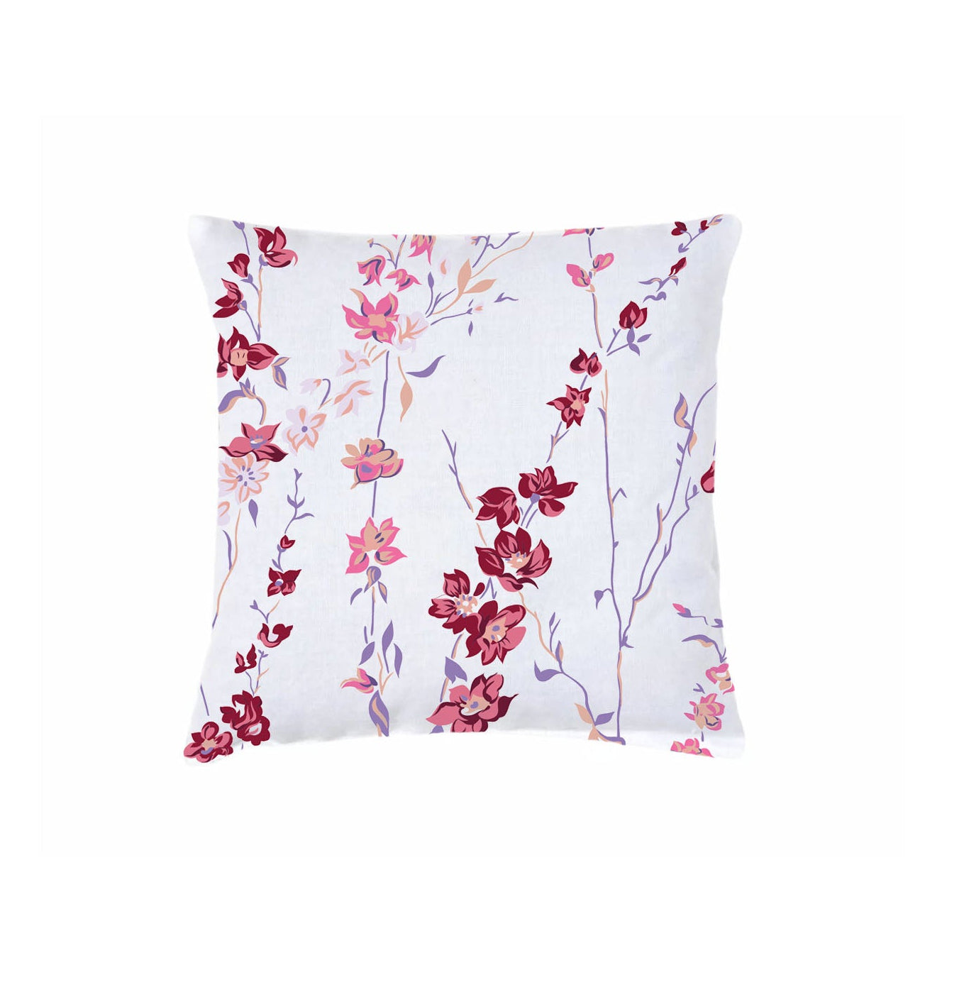 Brindilles Pink/Burgundy Printed Square Sachet