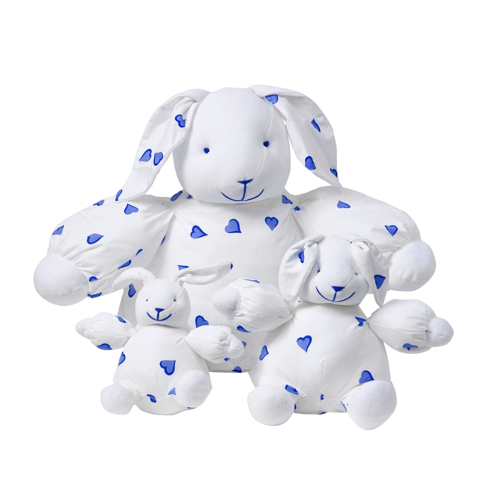 Coeurs Blue Large Bunny