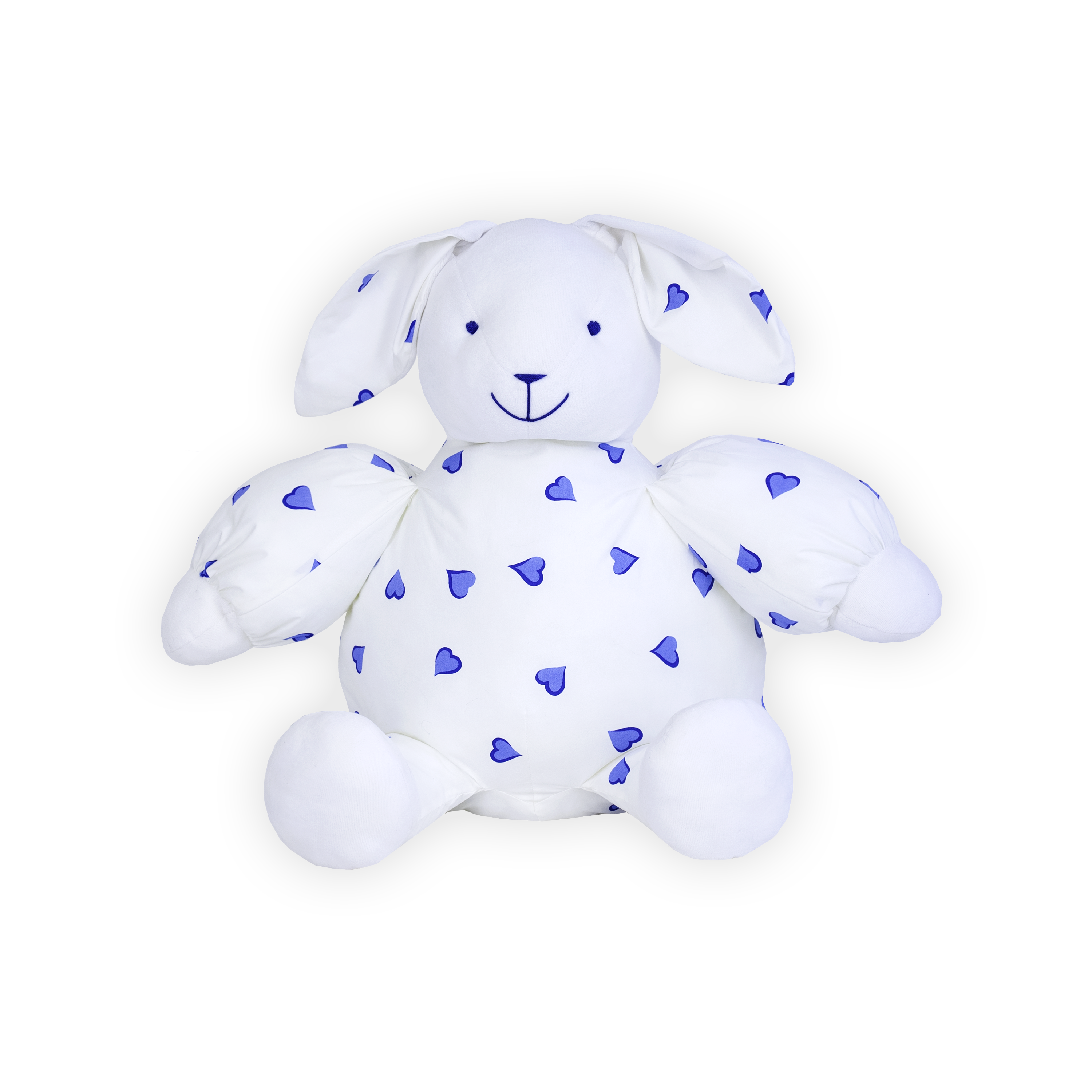 Coeurs Blue Large Bunny