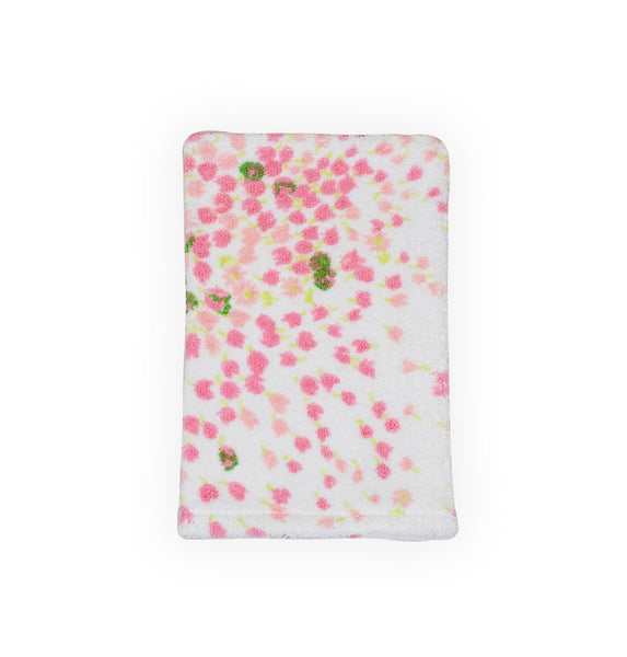 Pink polka dot online bath towels