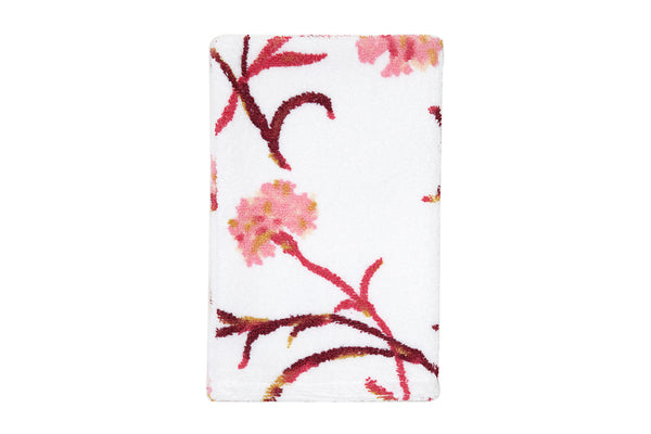 Carnations Pink/Burgundy Towels