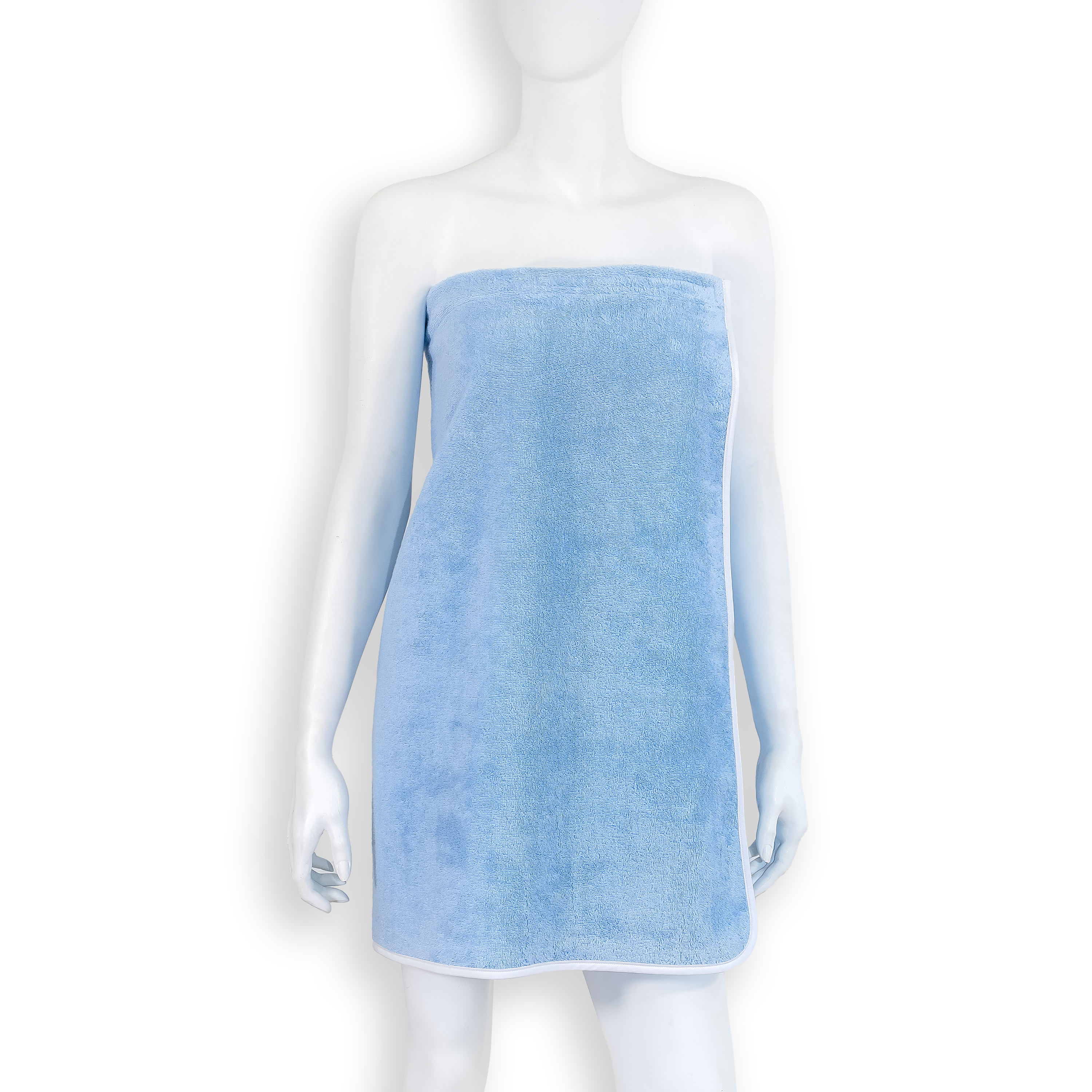 Solid Blue Terry Wrap
