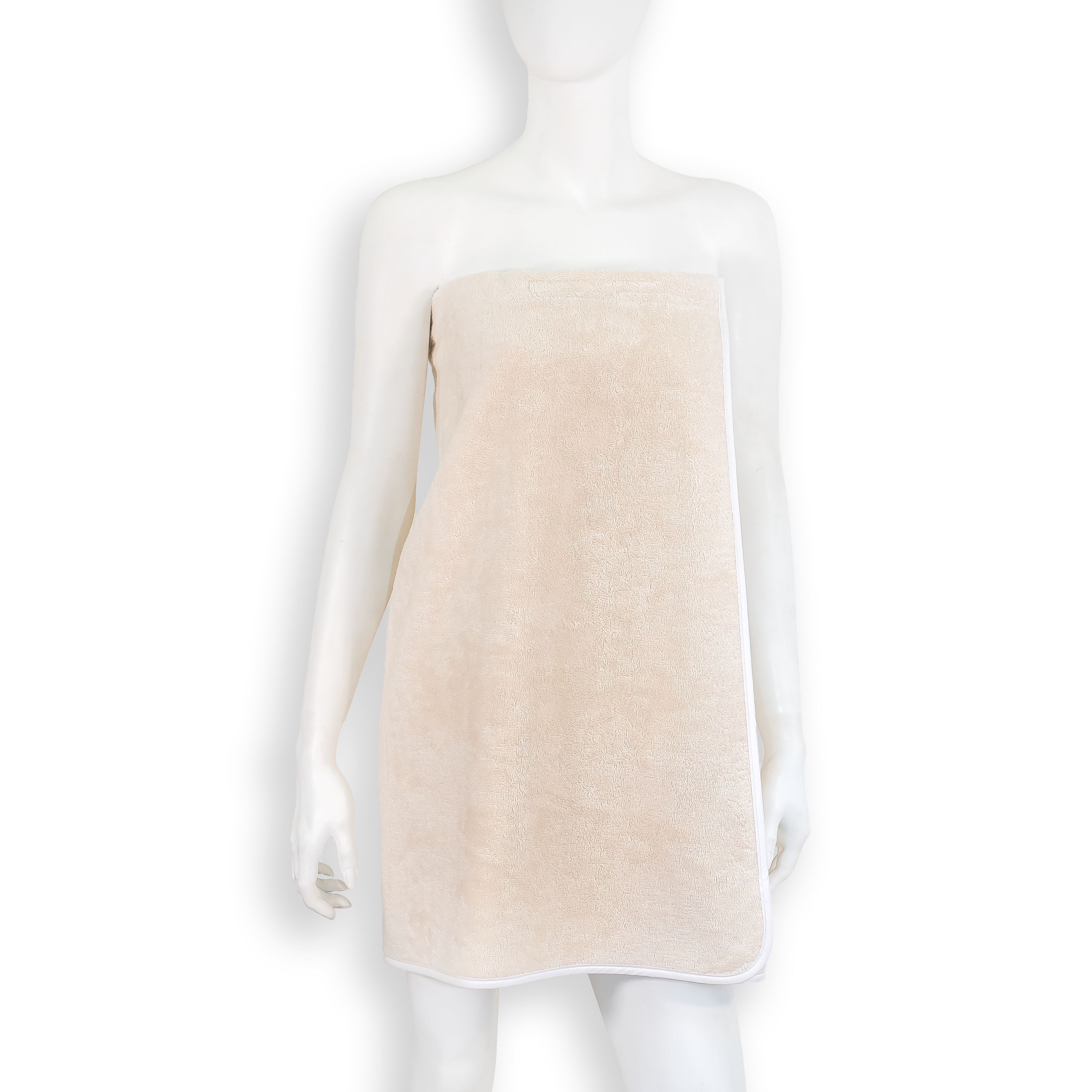 Solid Ivory Terry Wrap