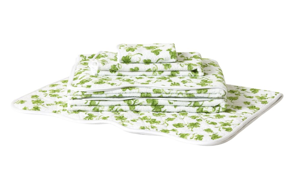 Trèfles Green Towels