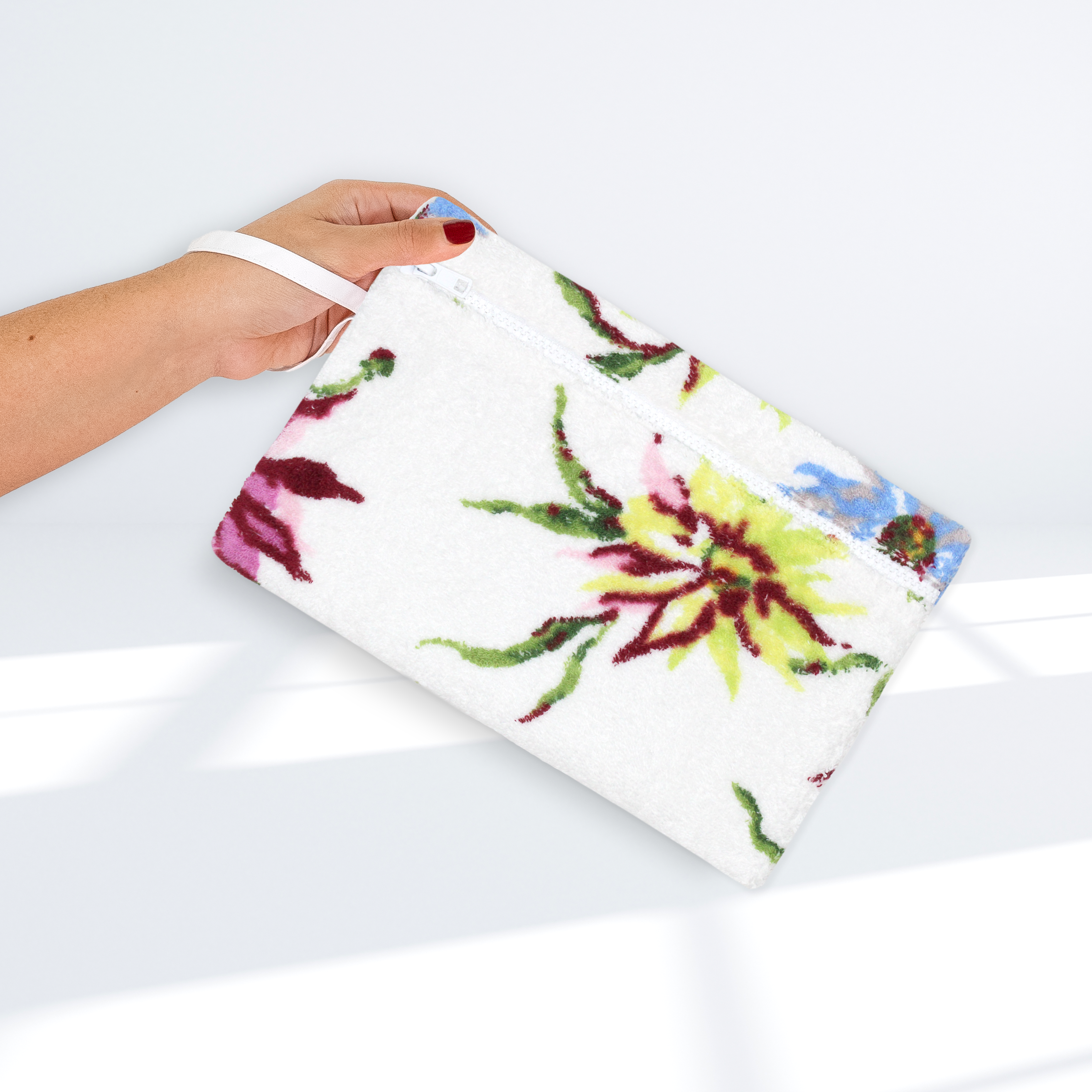 Dahlia Terry Zip Case