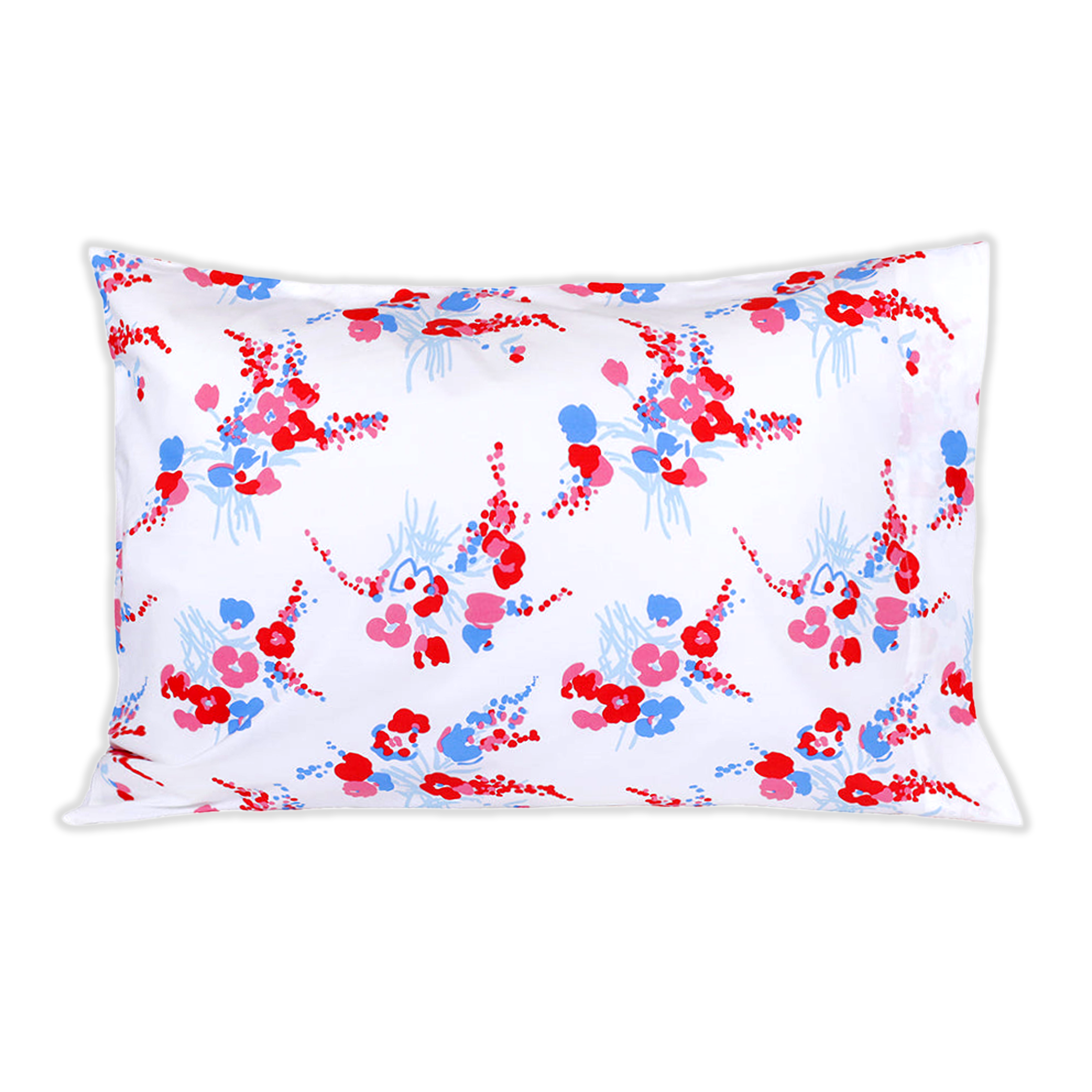 Demoiselles Red/Blue Standard Pillowcases