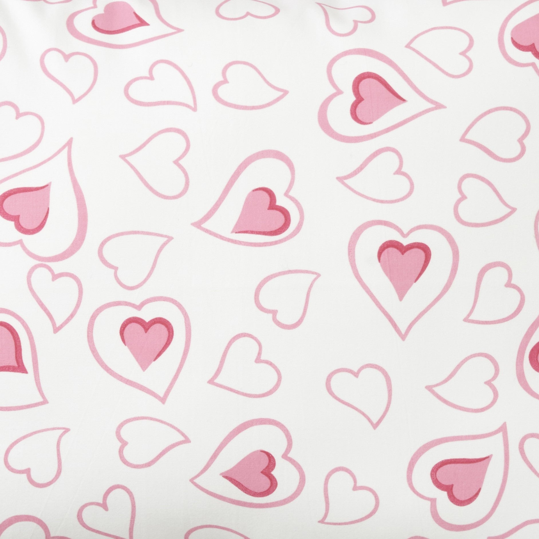 Double Coeurs Pink Boudoir Sham