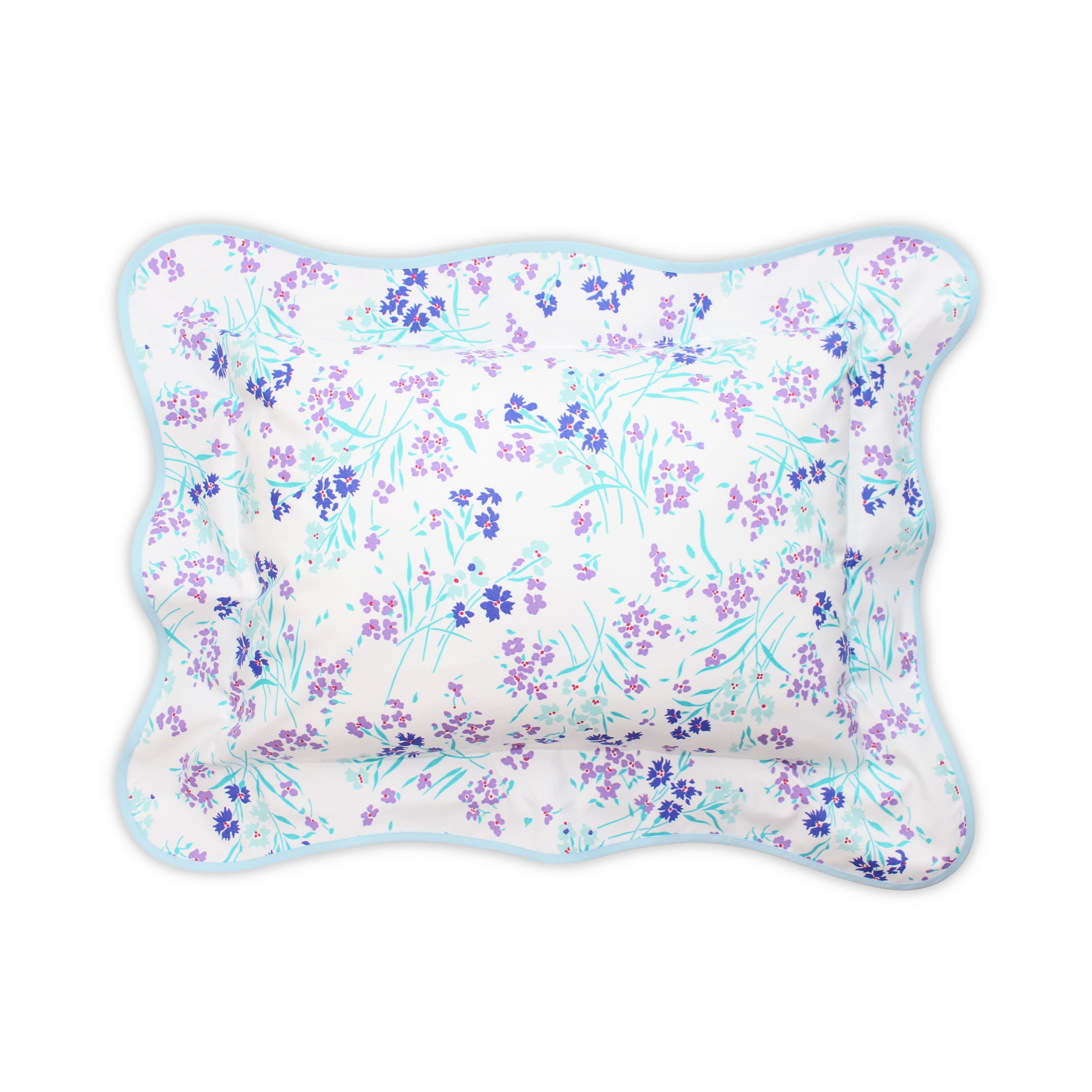 Fleurs des Champs Purple Boudoir Shams