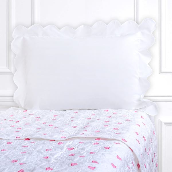 Coeurs Pink Champigny Coverlet