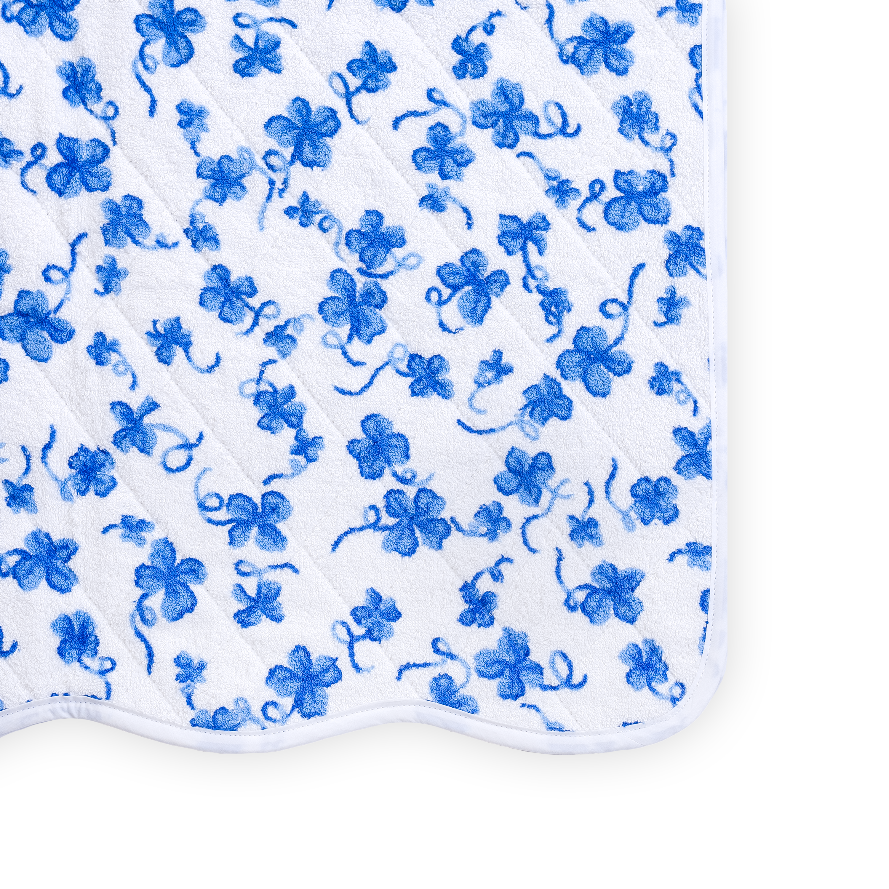 Trèfles Blue Towels