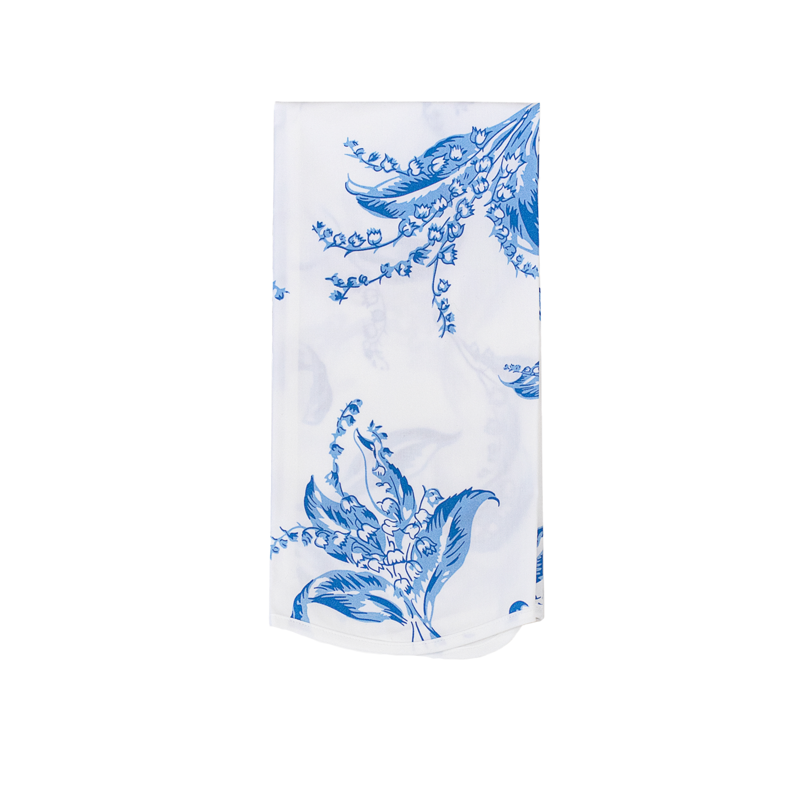 Muguet Blue Printed Guest Towels