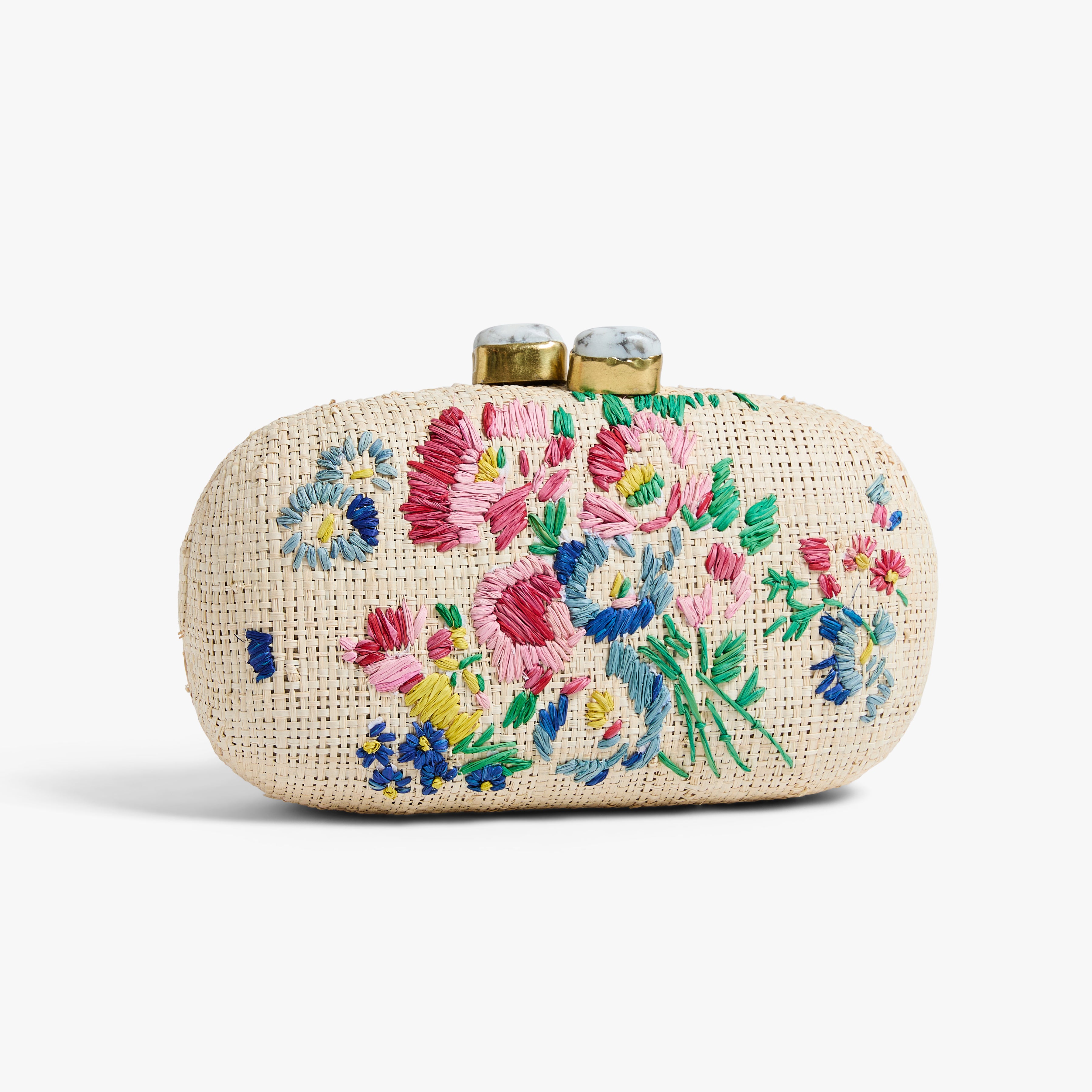 New York Mille Fleurs Multi Small Clutch