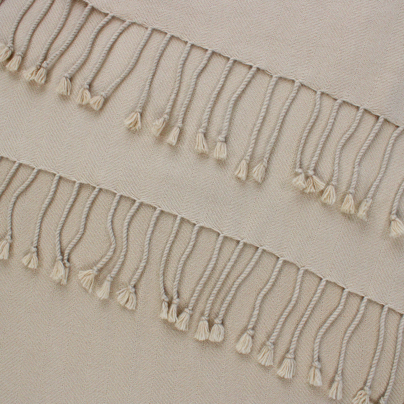 Silver Cashmere Throw