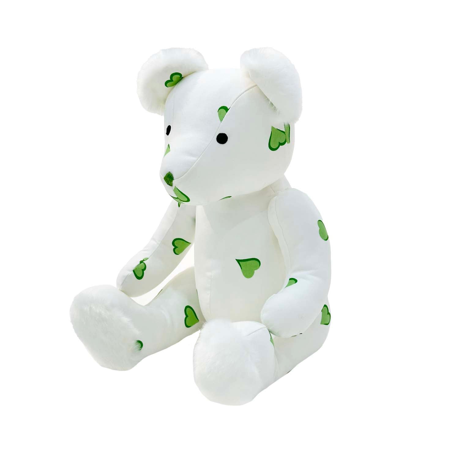 Théo Teddy Bear - Coeurs Green