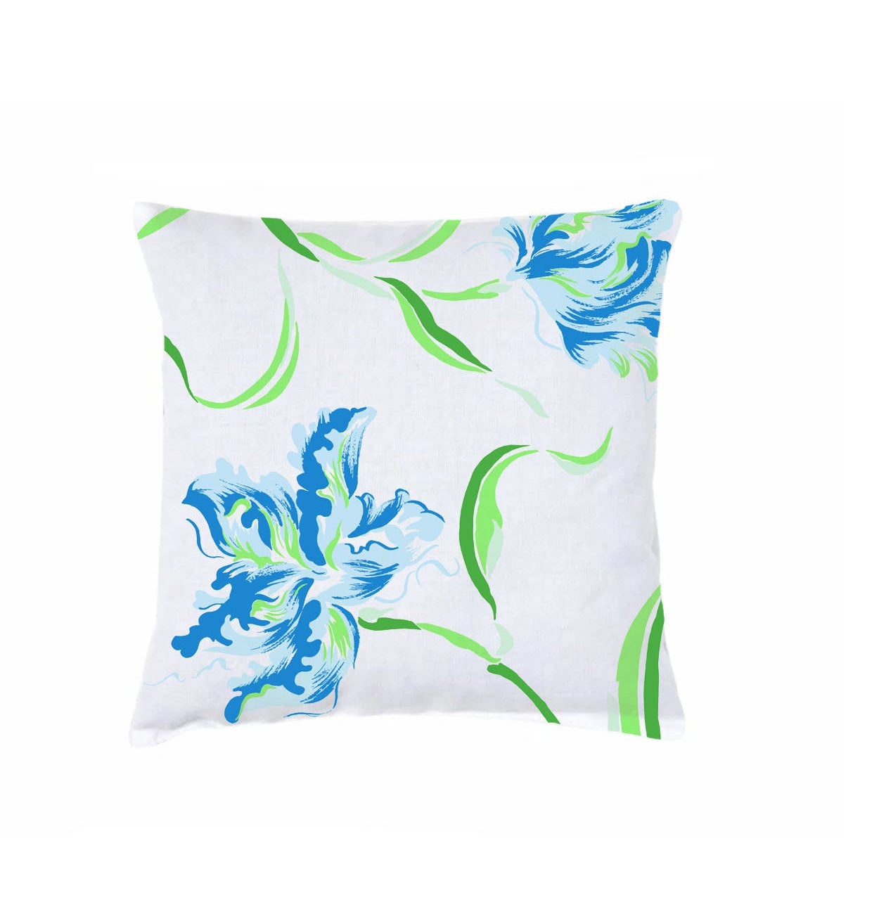 Tulipe Perroquet Blue Printed Square Sachet