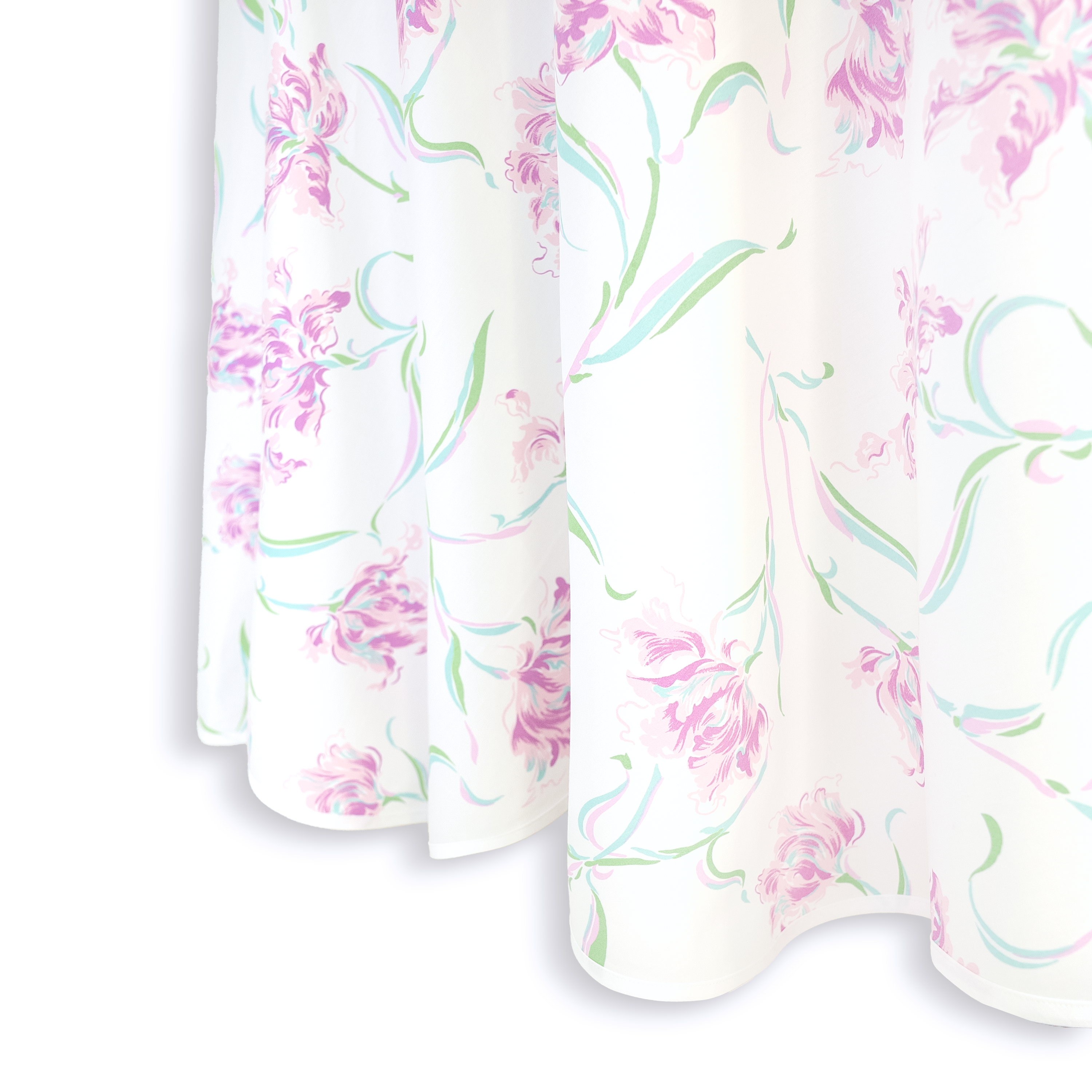 Tulipe Perroquet Lavender Printed Tablecloths