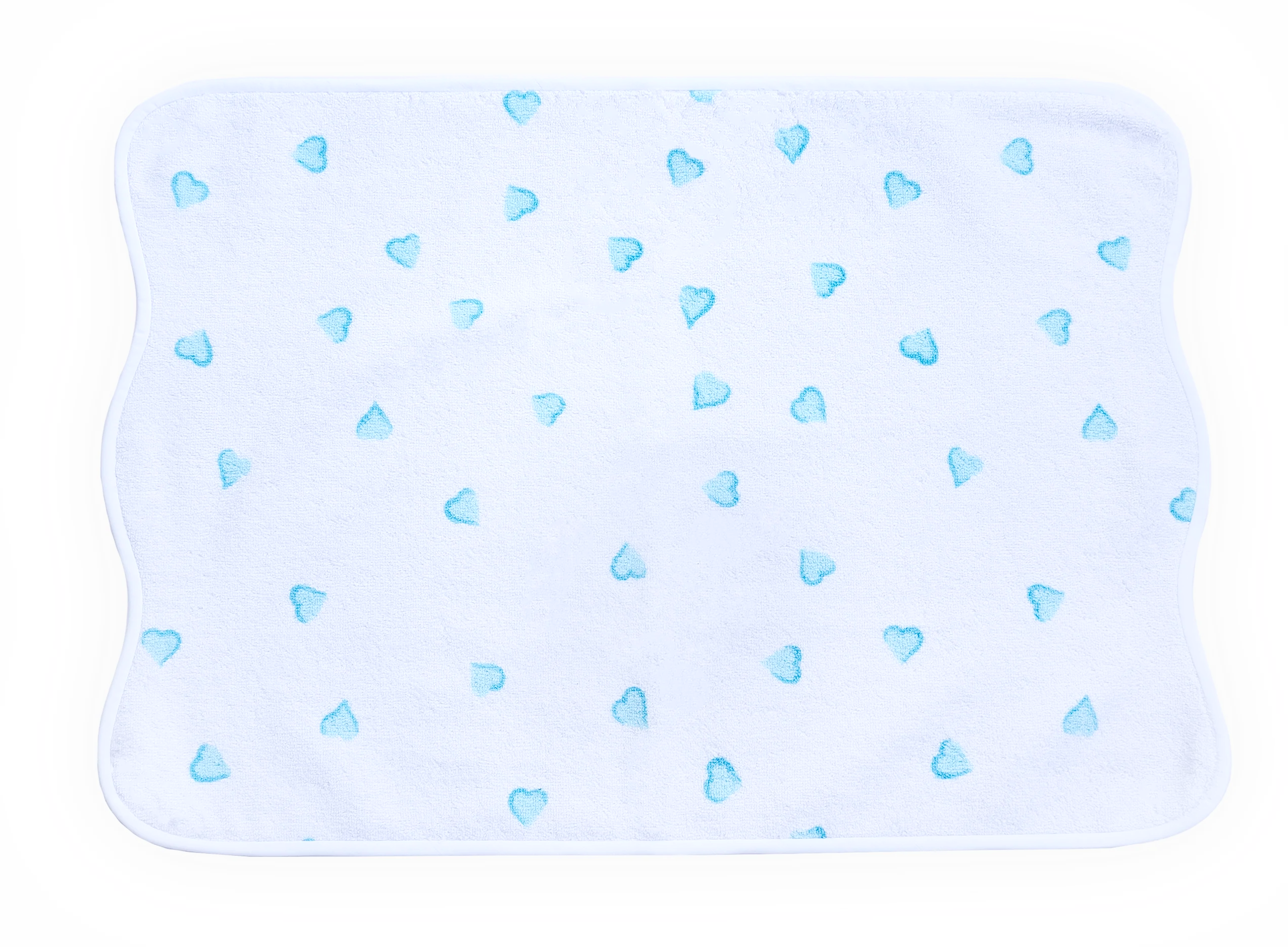 Coeurs Turquoise Towels