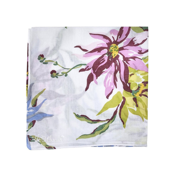 Printed Dahlia Handkerchief