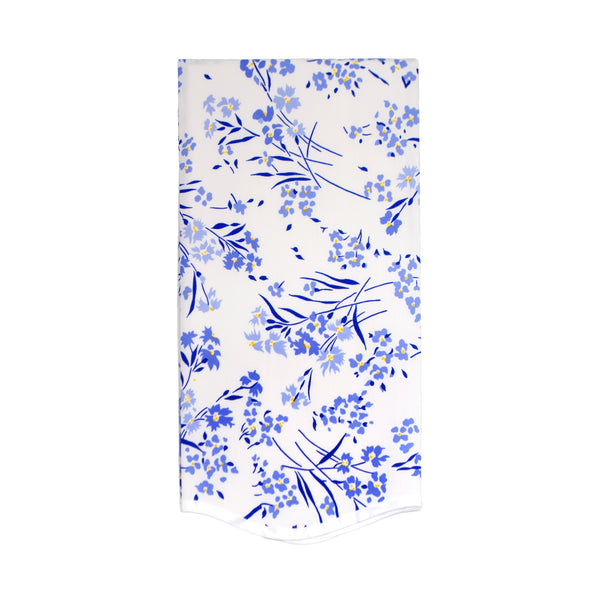 Fleurs des Champs Blue Printed Guest Towel