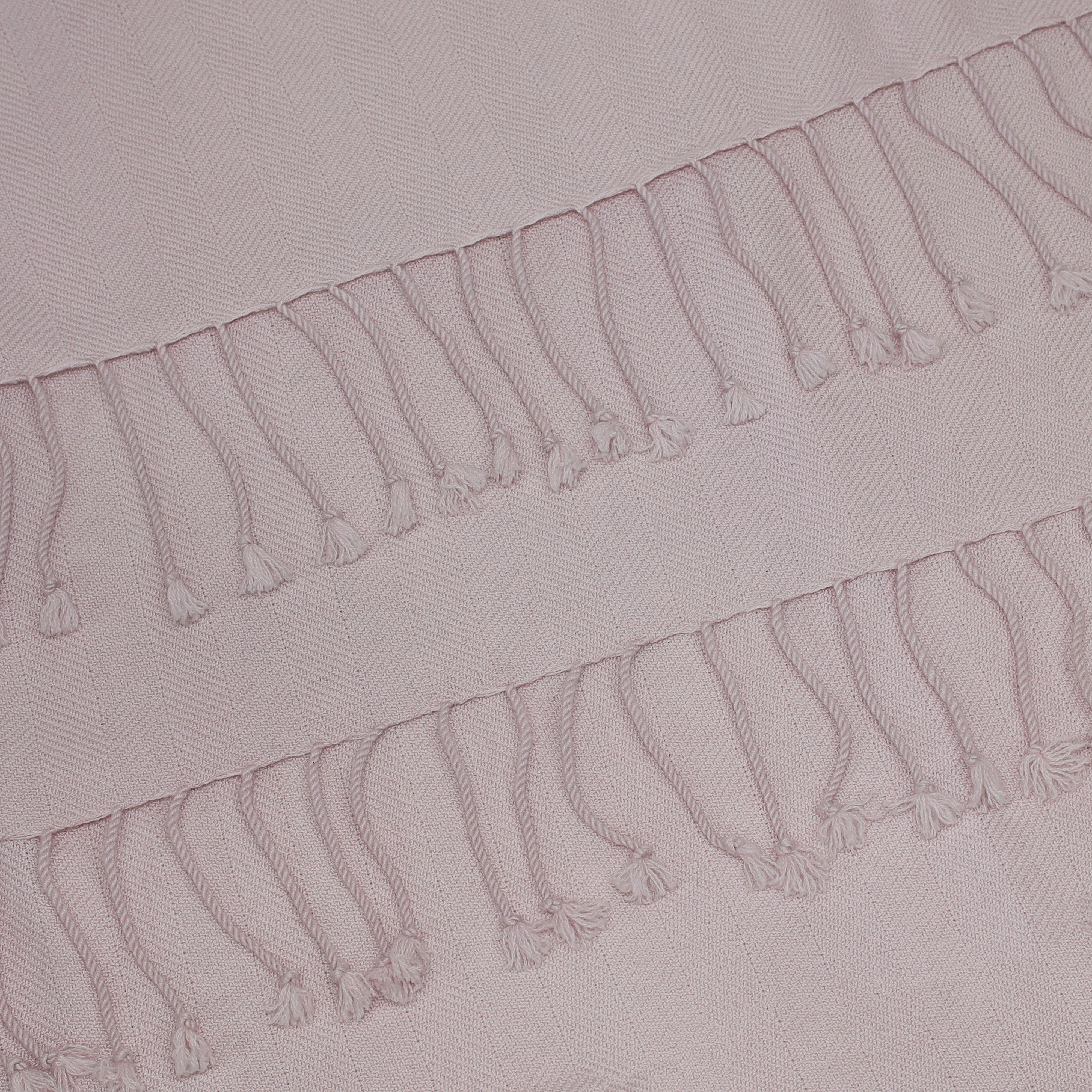 Pale Lilac Cashmere Throw