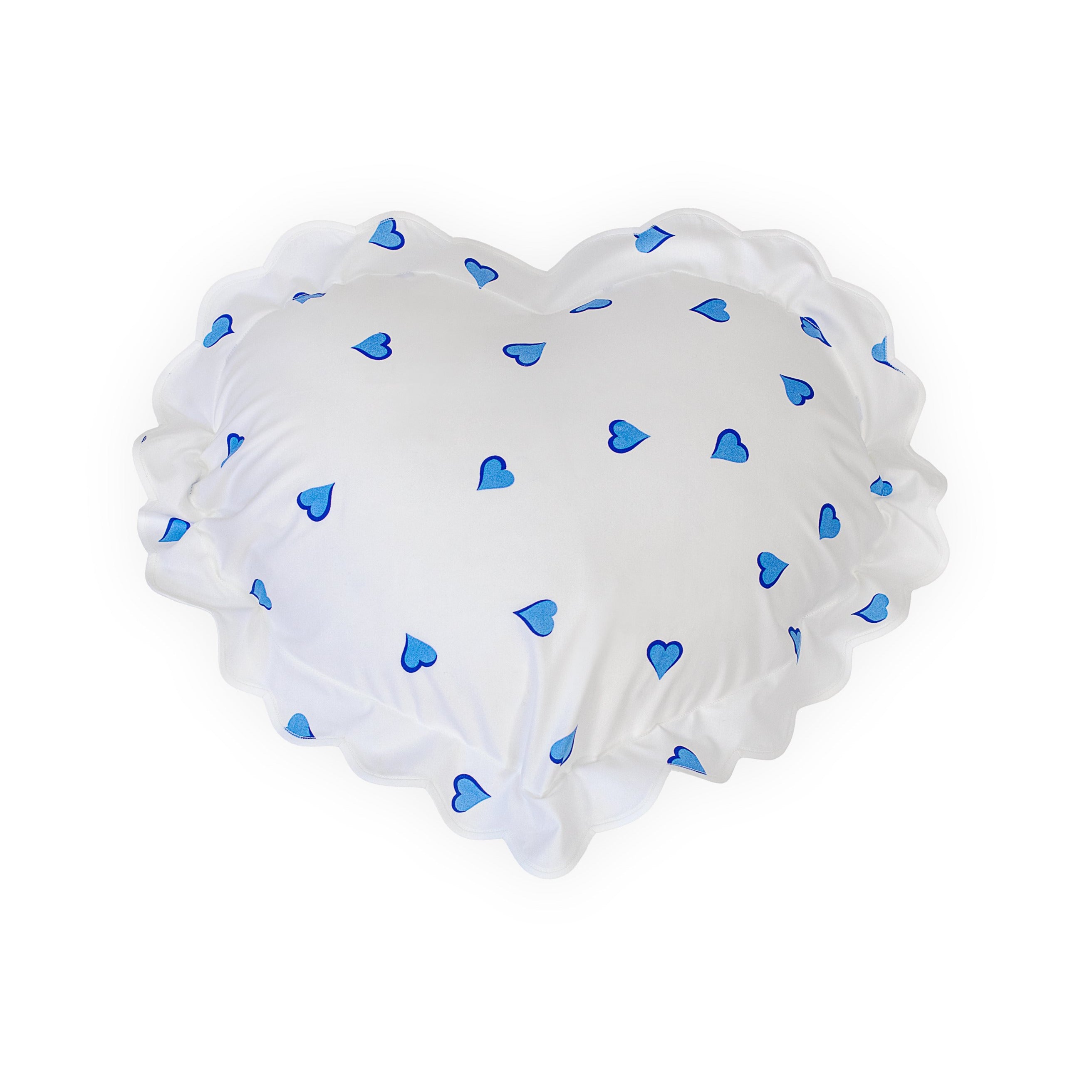 Coeurs 蓝色心形枕套