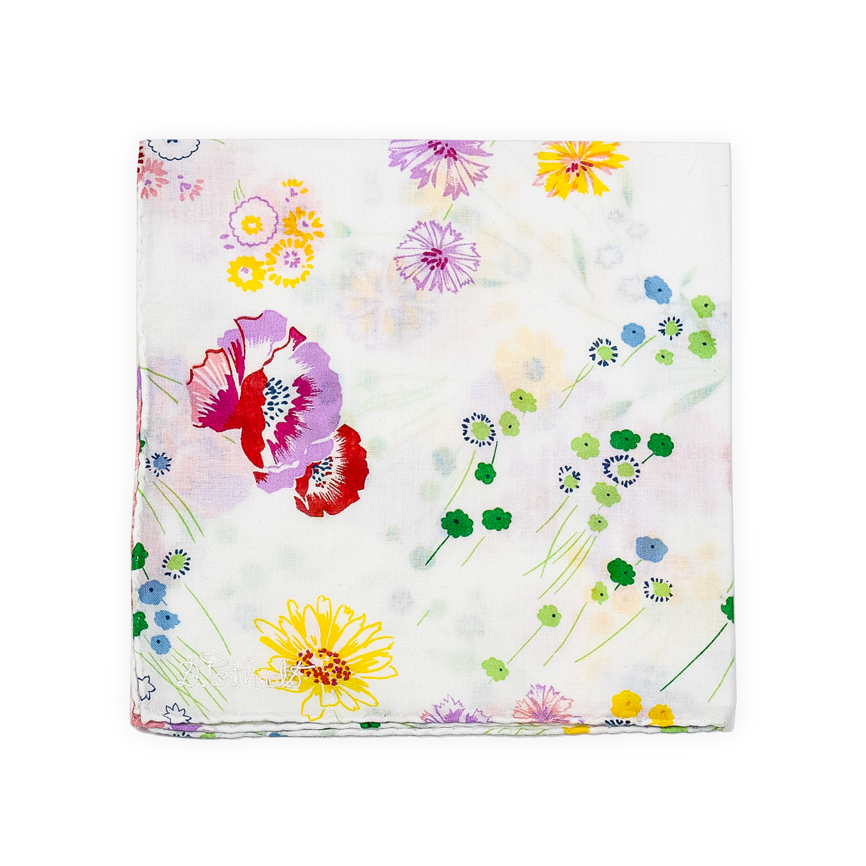 Printed Fleurs d'Avril Handkerchief