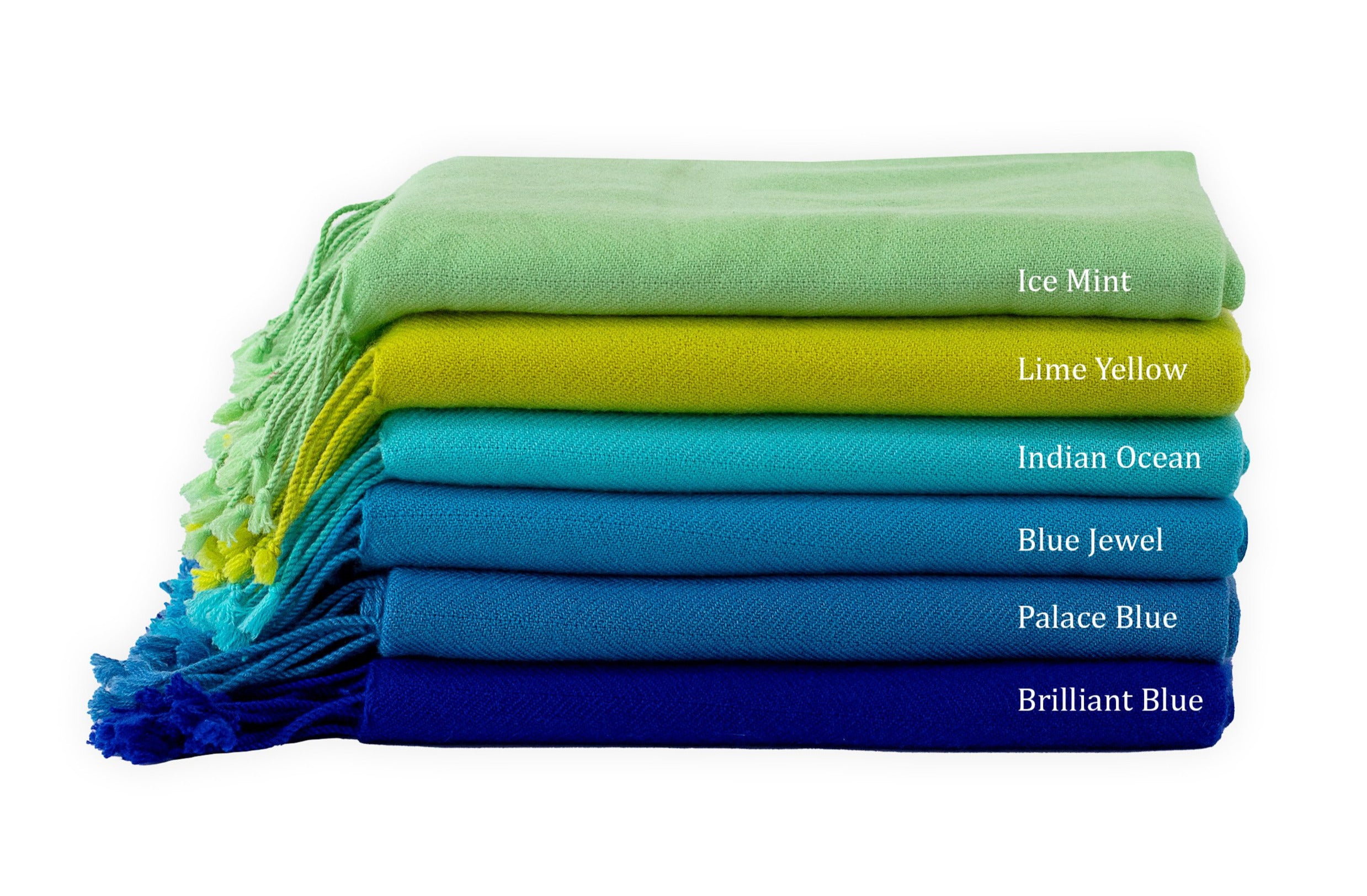 Ice Mint Cashmere Throw