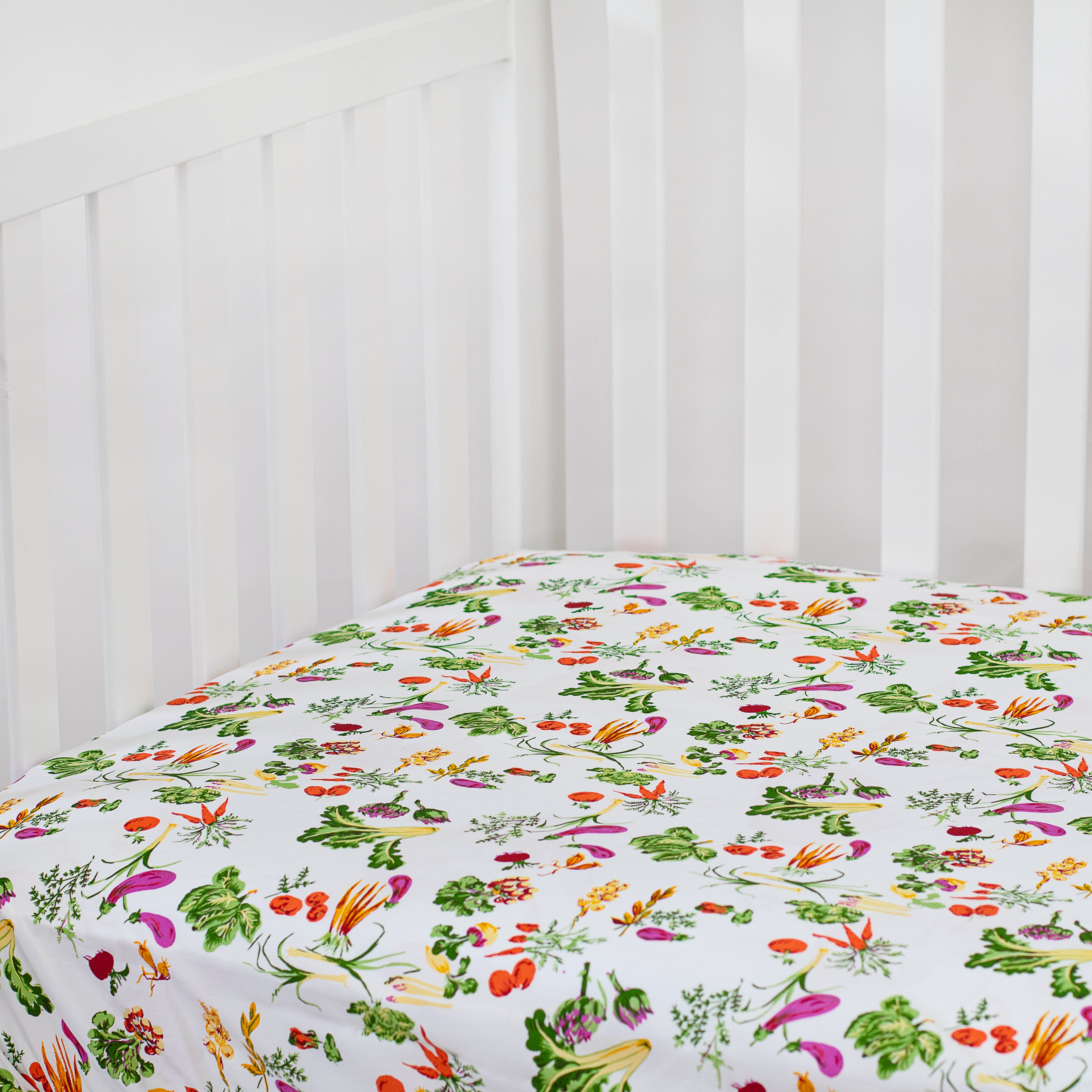 Légumes Fitted Crib Sheet