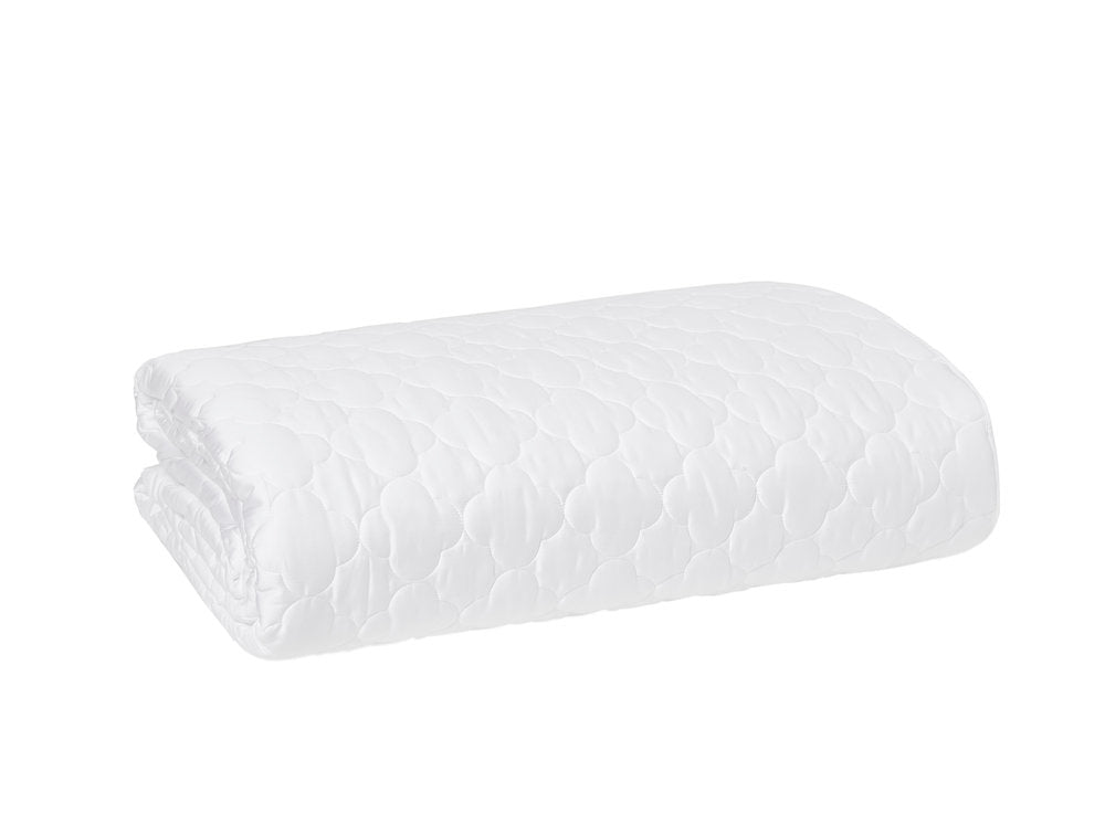 Alhambra White Percale Coverlet