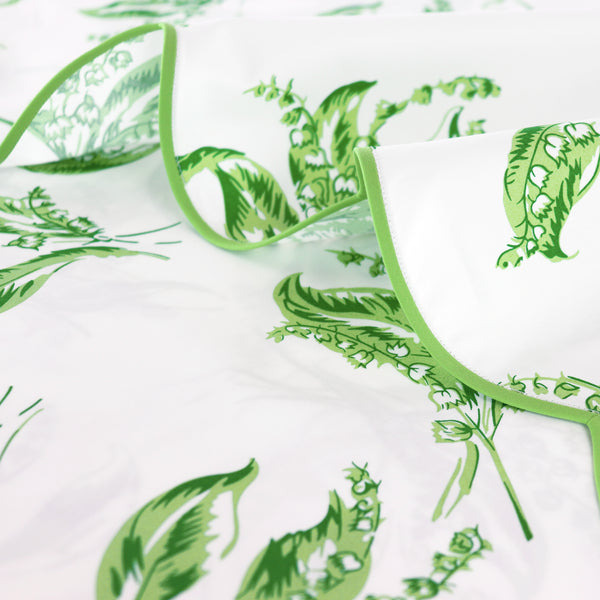 Muguet Green / Scallop Green Bed Linens