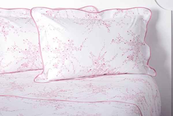 Coeurs Pink Bed Linens – D Porthault