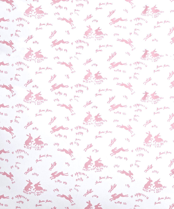 Lapins Pink Fitted Crib Sheet