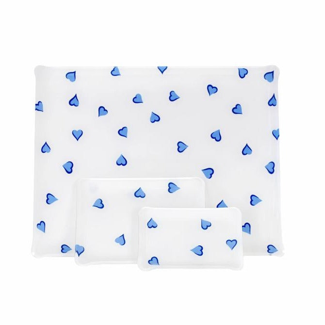 Coeurs Blue Laminated Trays