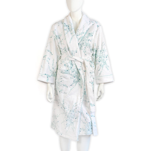 Jeté de Fleurs DP Blue Terry Robe