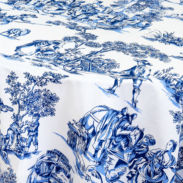Pastorale Blue Printed Tablecloths
