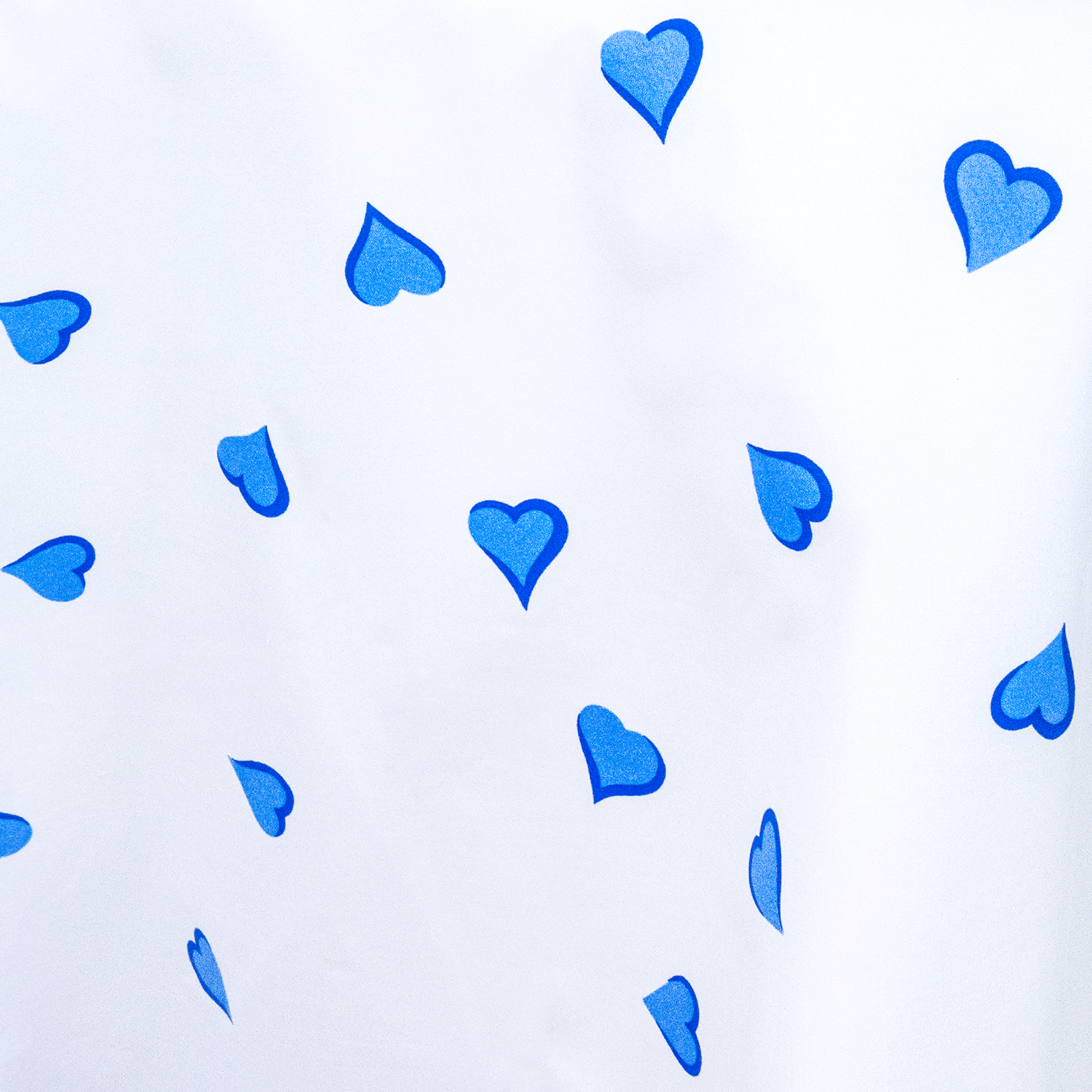 Coeurs ブルー プリント テーブルクロス