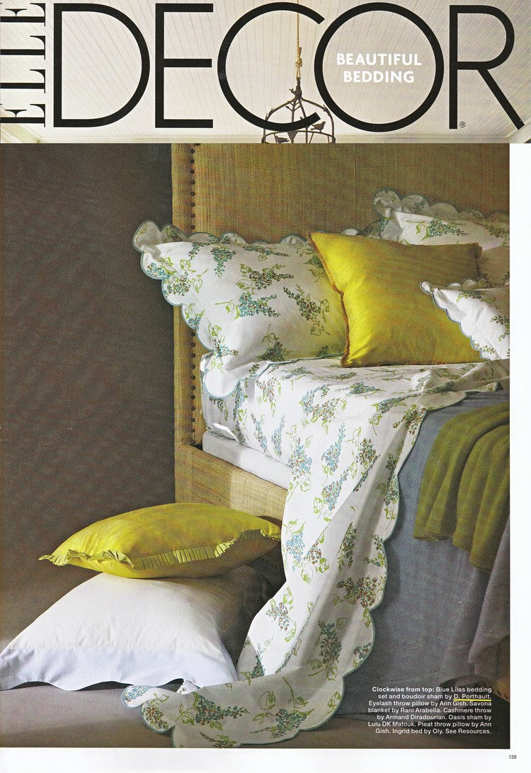 Elle Decor Features Lilas Blue