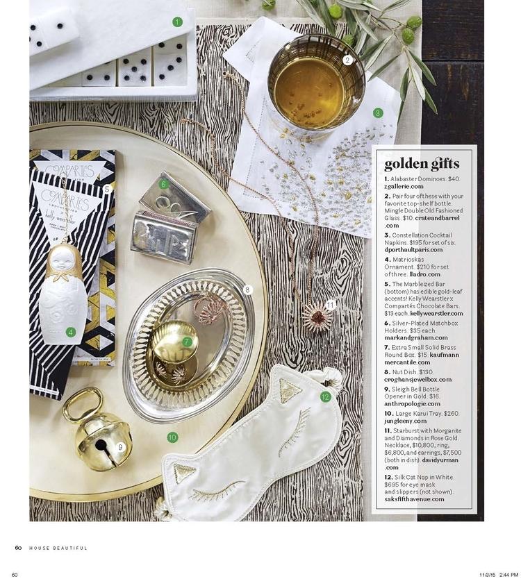 House Beautiful- Dec/Jan 2016