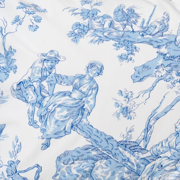 Toile de Jouy 蓝色闺房枕套