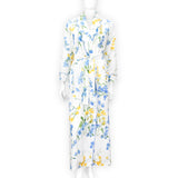 Jacqui Robe - Pois de Senteur Blue/Yellow