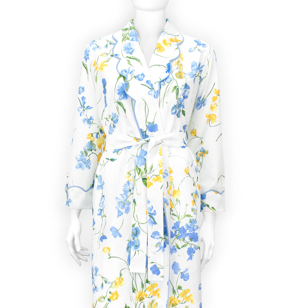 Jacqui Robe - Pois de Senteur Blue/Yellow