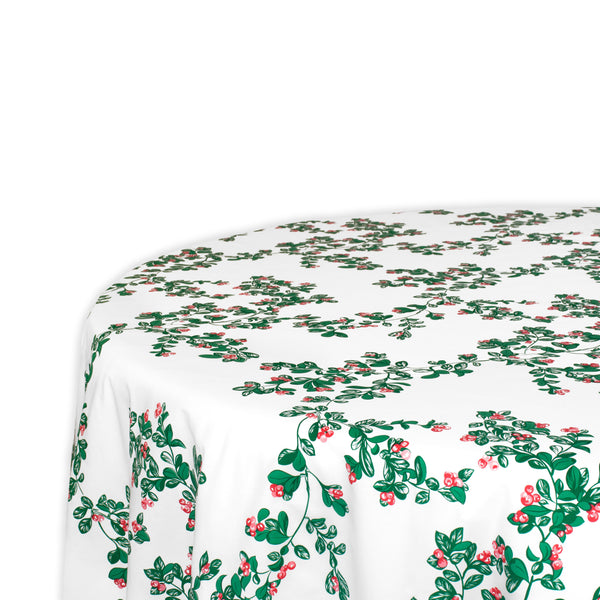 Airelles Green/Red Printed Tablecloths