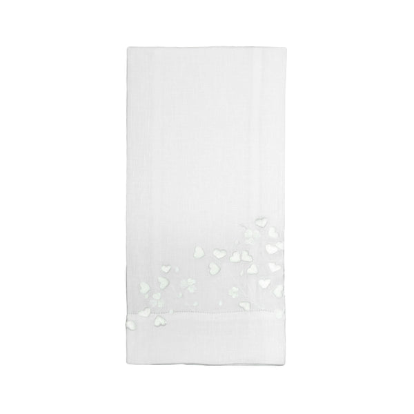 Anagramme White Emb. Guest Towels