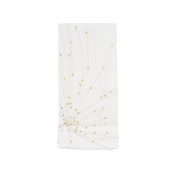 Aphelie Gold/Silver Emb. Guest Towels