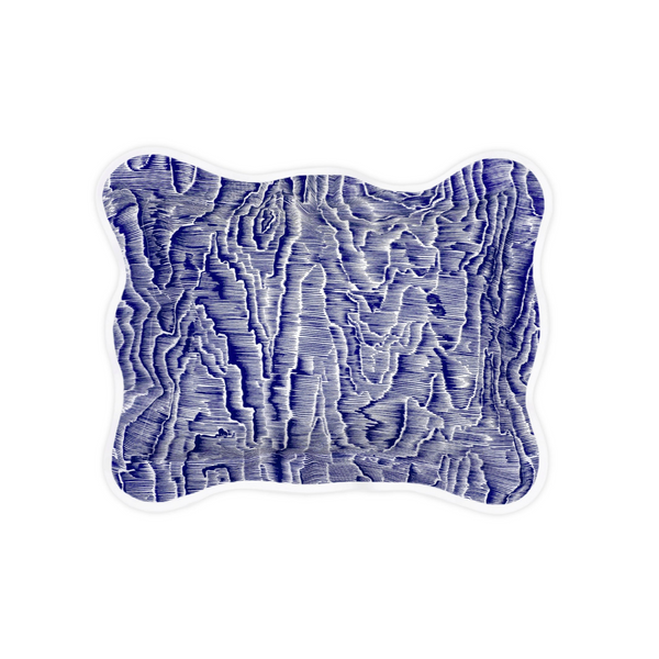 Bois de Moiré Navy Bed Linens