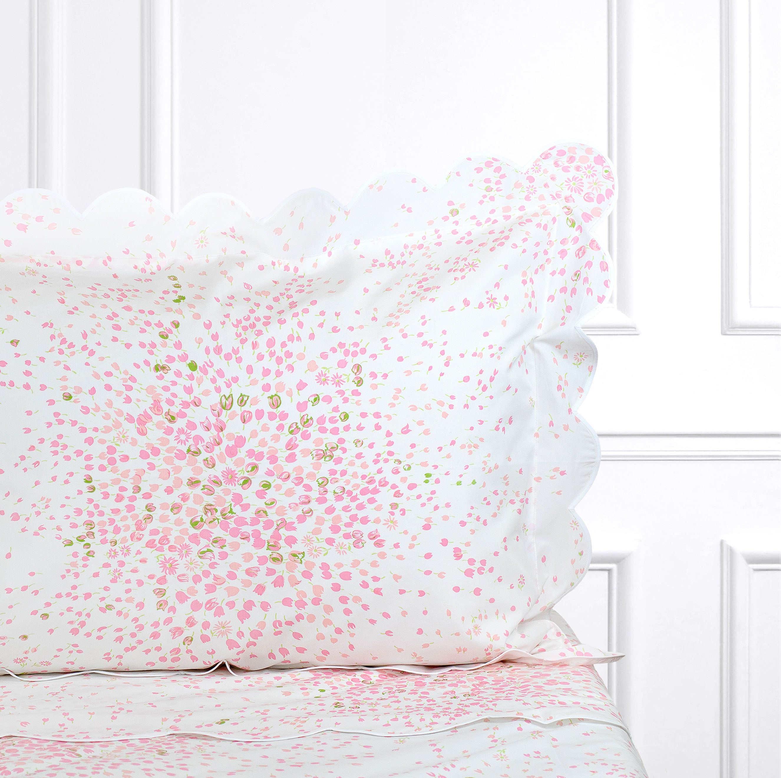 Bouquet Eclaté Pink/Green Bed Linens