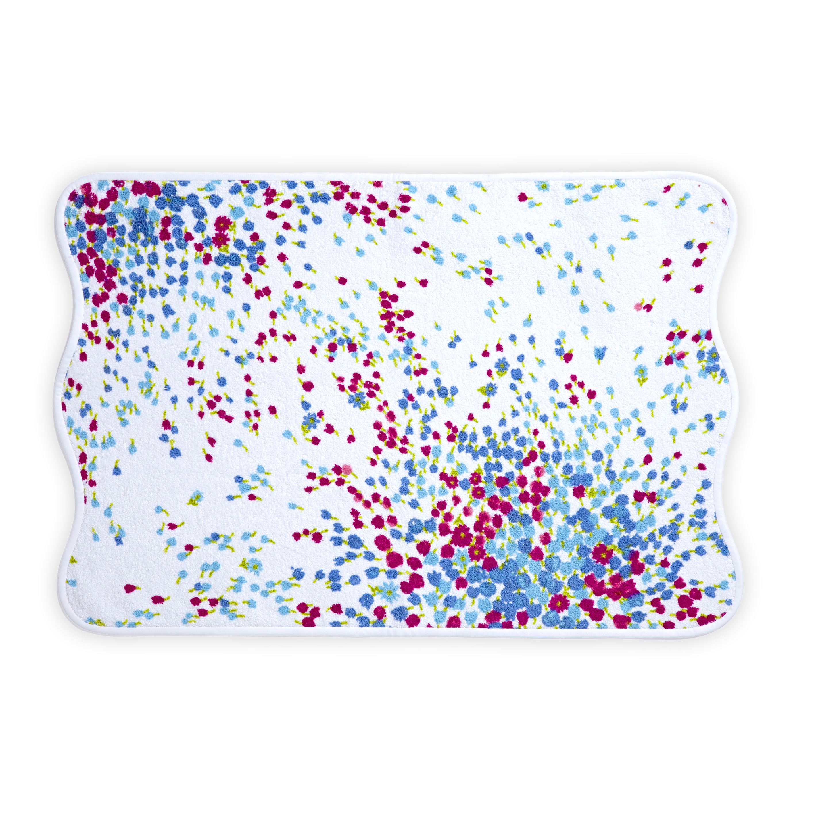 Bouquet Eclaté Blue Towels