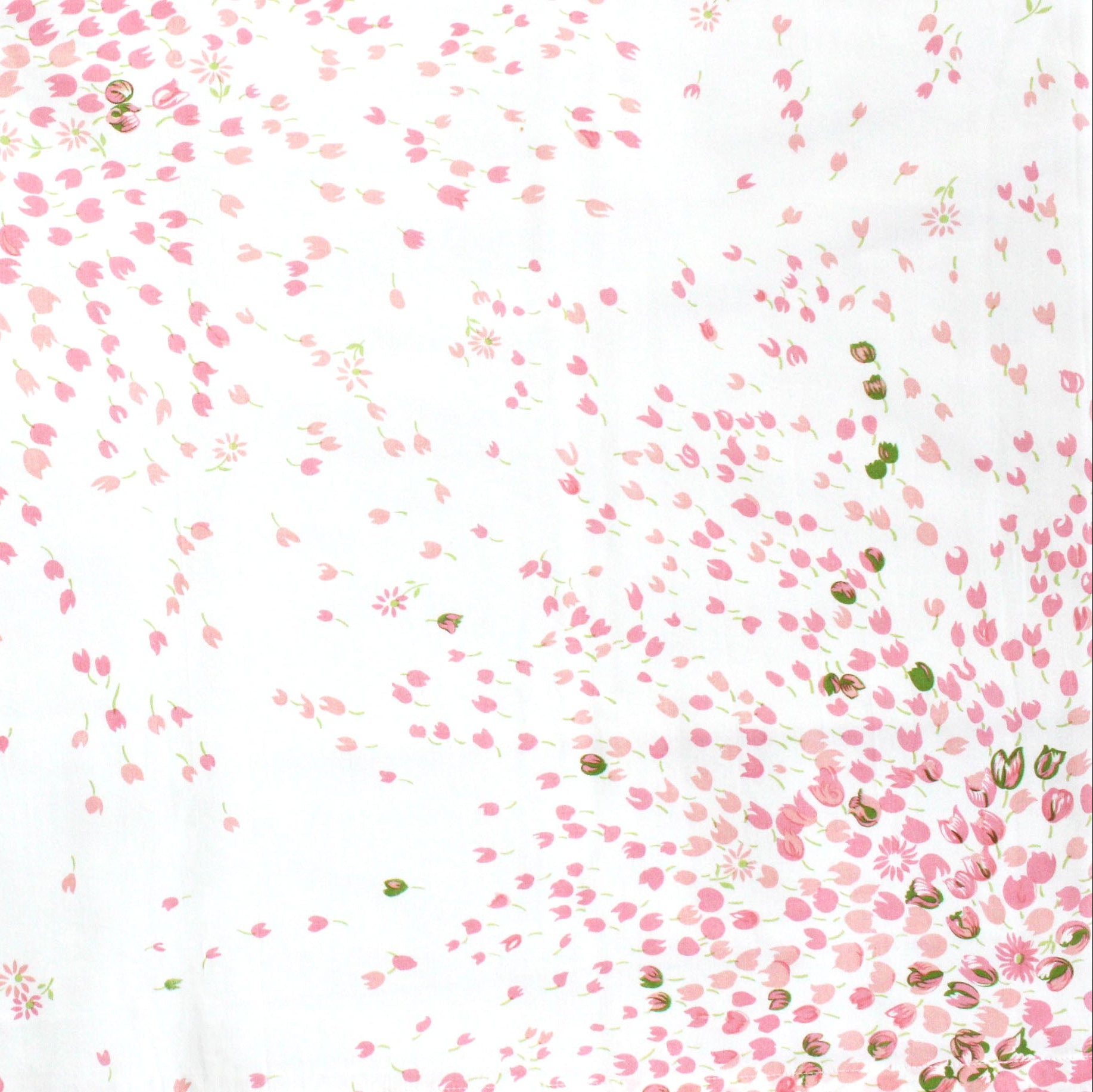 Close up of pink and green florals, Bouquet Eclate print.