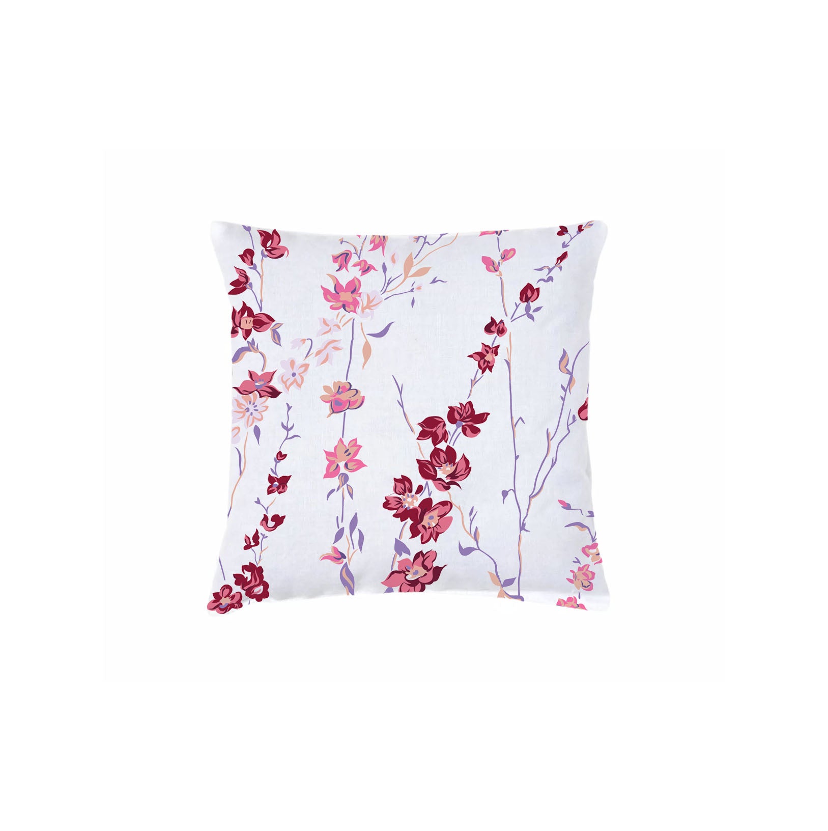 Brindilles Pink/Burgundy Printed Square Sachet