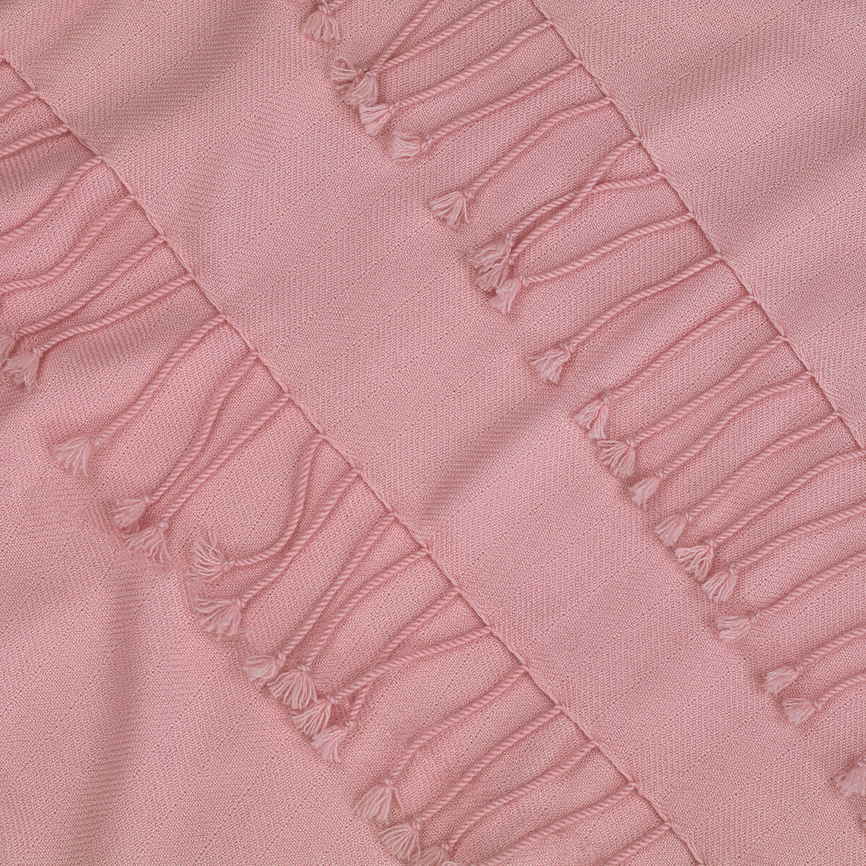 Ice Pink Cashmere Throw